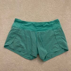 Lululemon Athletica Teal Athletic Shorts